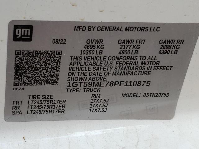 1GT59ME78PF110875 GMC Sierra K2500 Sle