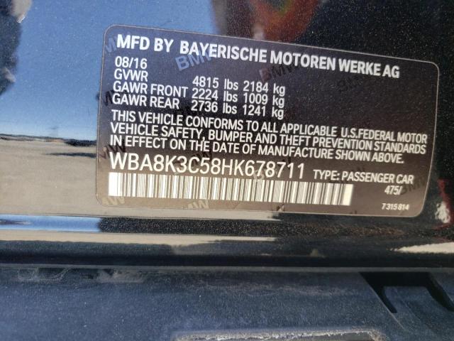 WBA8K3C58HK678711 BMW 330 XI