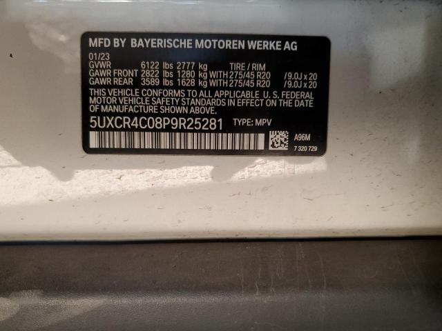 5UXCR4C08P9R25281 BMW X5 Sdrive 40i
