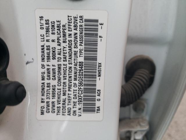 19XFC2F56GE026488 Honda Civic Lx
