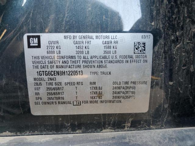 1GTG6CEN8H1220513 GMC CANYON SLE