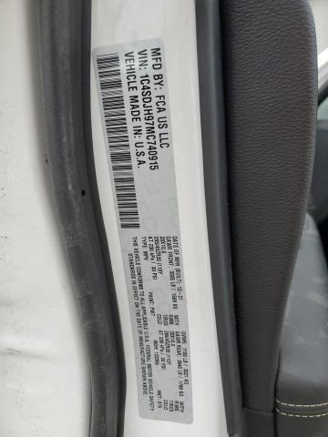 1C4SDJH97MC740915 Dodge Durango Srt Hellcat