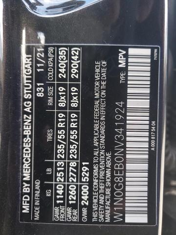 W1N0G8EB0NV341924 Mercedes-Benz Glc 300 4matic