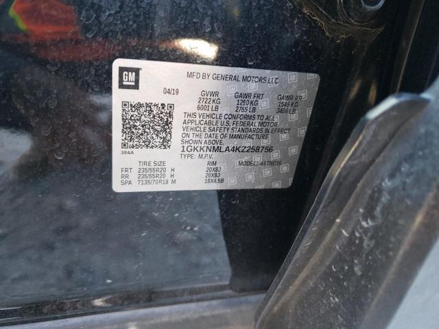 1GKKNMLA4KZ258756 GMC Acadia Slt-1