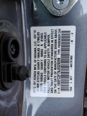 19XFC2F76JE029299 Honda CIVIC EX