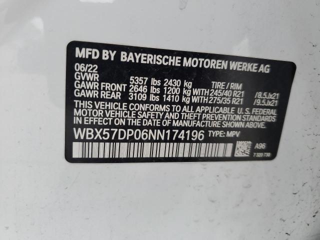 WBX57DP06NN174196 BMW X3 Xdrive30i