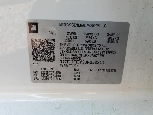 1GT12TEY3JF253214 GMC Sierra K2500 Slt