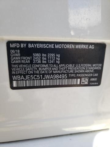 WBAJE5C51JWA98495 BMW 540 I