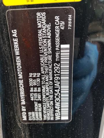 WBA4W3C54JAF91292 BMW 430I