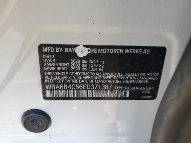 WBA6B4C56ED371387 BMW 650 Xi Gran Coupe