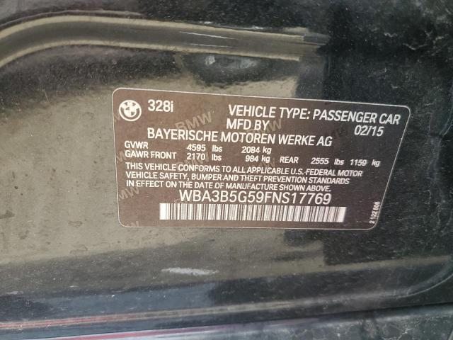 WBA3B5G59FNS17769 BMW 328 Xi Sulev