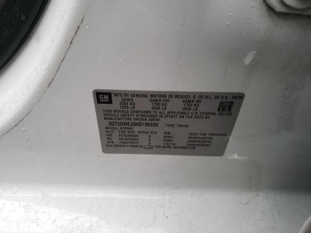 3GTU2NEJ0HG195339 GMC Sierra K1500 Slt