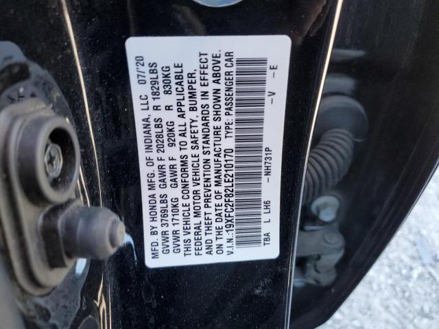 19XFC2F82LE210170 Honda Civic Sport