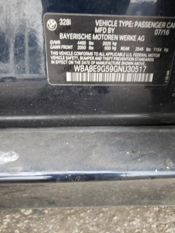 WBA8E9G59GNU30517 BMW 328 I Sulev