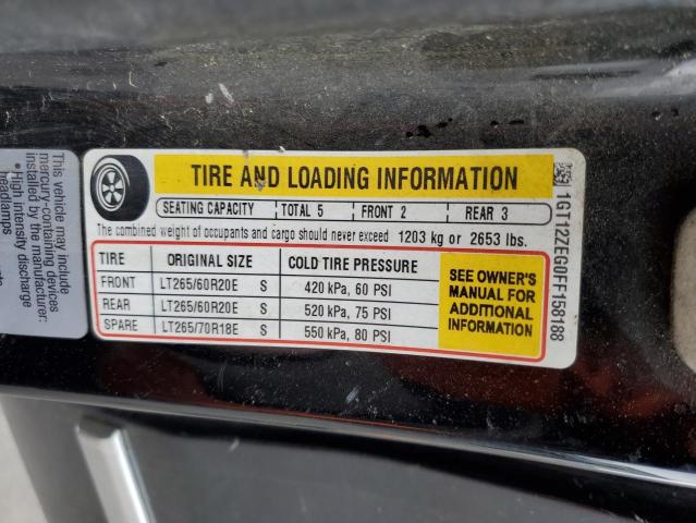 1GT12ZEG0FF158188 GMC Sierra K2500 Slt