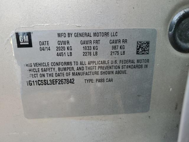 1G11C5SL3EF267842 Chevrolet MALIBU 1LT