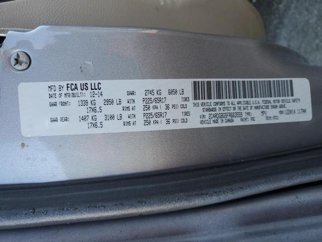 2C4RDGBG5FR663559 Dodge Grand Caravan Se