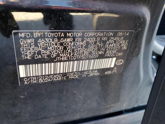 JTHBE1D21F5015659 Lexus IS 350