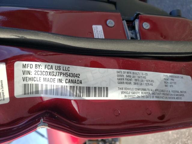 2C3CDXGJ7PH543042 Dodge Charger Scat Pack