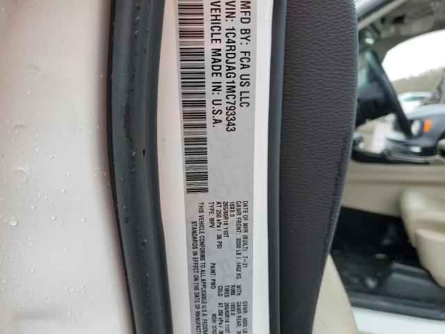 1C4RDJAG1MC793343 Dodge Durango Sxt