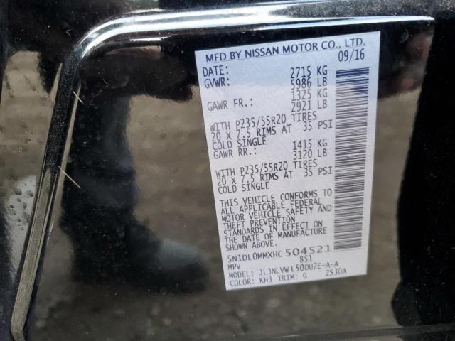 5N1DL0MMXHC504521 Infiniti QX60