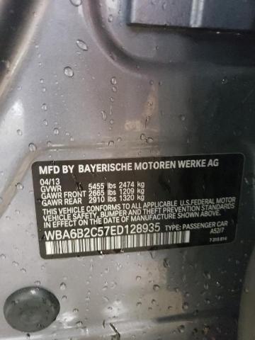 WBA6B2C57ED128935 BMW 650 I Gran Coupe