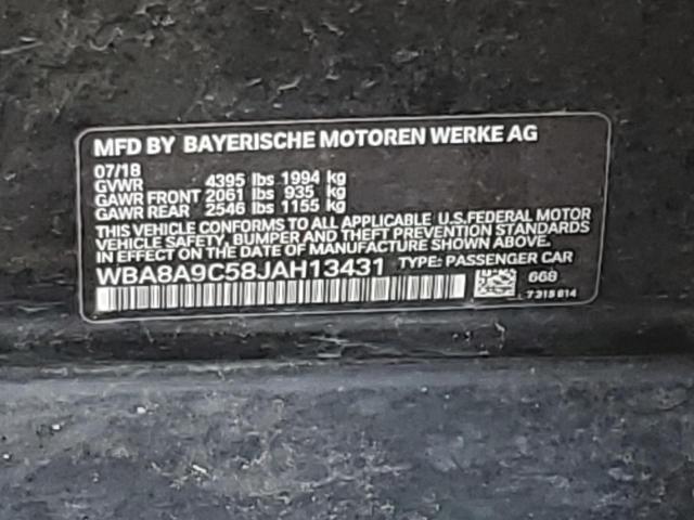 WBA8A9C58JAH13431 BMW 320 I
