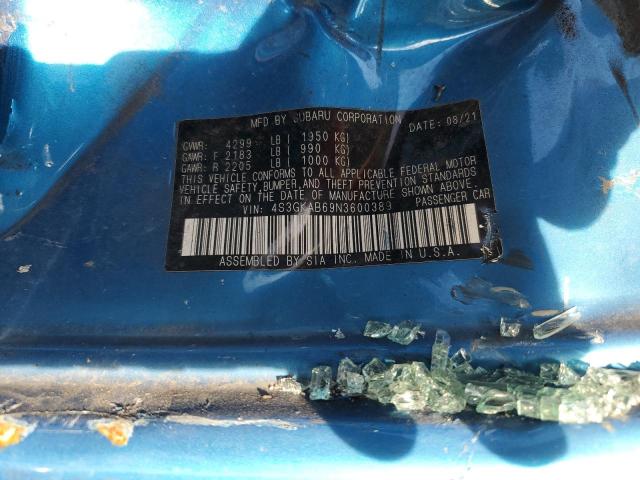 4S3GKAB69N3600389 Subaru Impreza