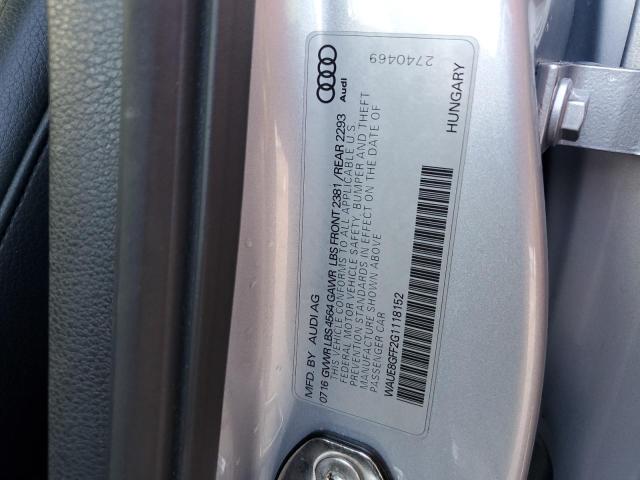WAUE8GFF2G1118152 Audi A3 Premium Plus