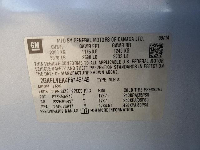 2GKFLVEK4F6145149 GMC Terrain Sle