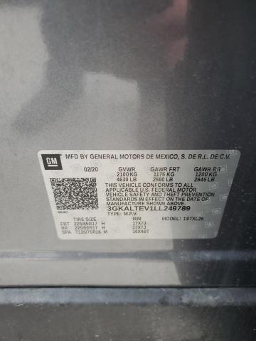 3GKALTEV1LL249789 GMC Terrain Sle