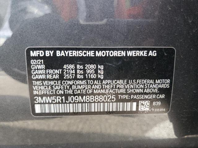 3MW5R1J09M8B88025 BMW 330I