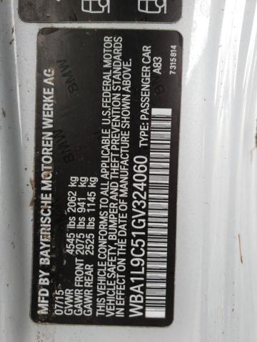 WBA1L9C51GV324060 BMW 228 Xi Sulev