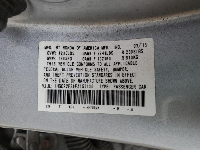 1HGCR2F39FA150130 Honda ACCORD LX
