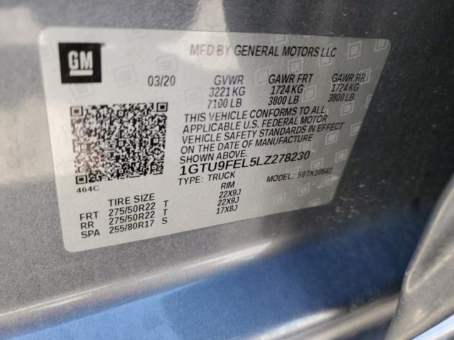 1GTU9FEL5LZ278230 GMC Sierra K1500 Denali