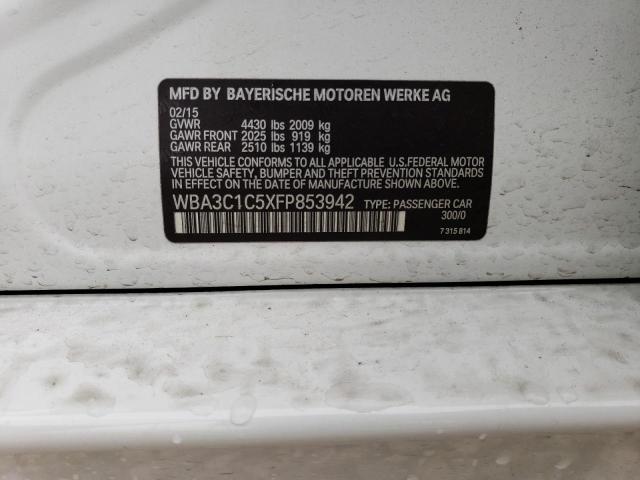 WBA3C1C5XFP853942 BMW 328 I Sulev