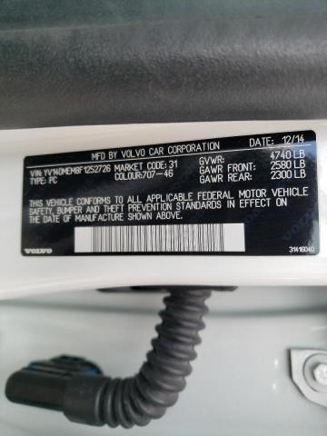 YV140MEM8F1252726 Volvo V60 Platinum