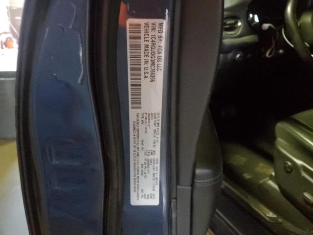 1C4RDJDG3MC766396 Dodge DURANGO GT