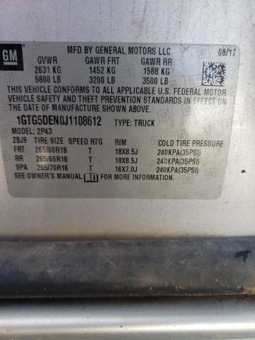 1GTG5DEN0J1108612 GMC CANYON SLT