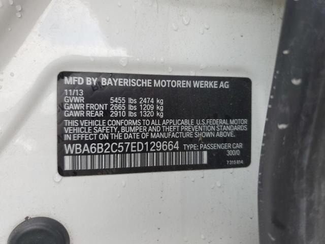 WBA6B2C57ED129664 BMW 650 I Gran Coupe
