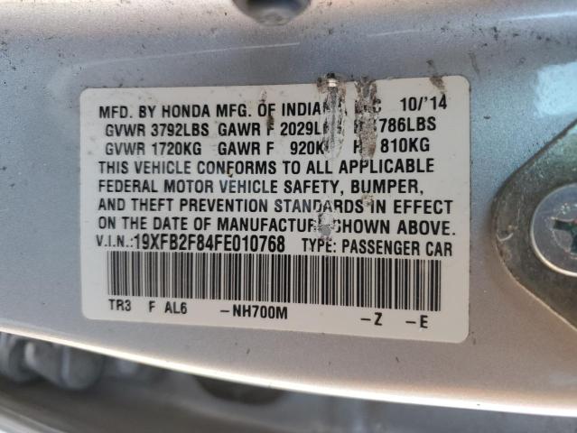 19XFB2F84FE010768 Honda CIVIC EX