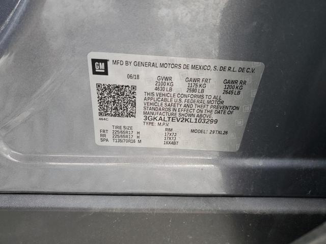 3GKALTEV2KL103299 GMC Terrain Sle