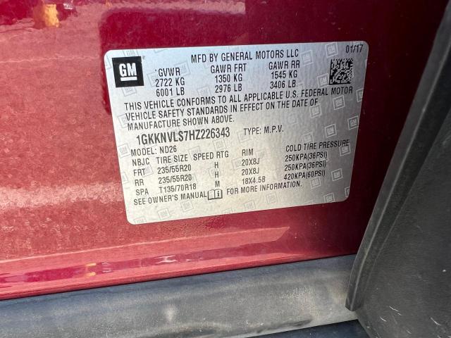 1GKKNVLS7HZ226343 GMC Acadia All Terrain