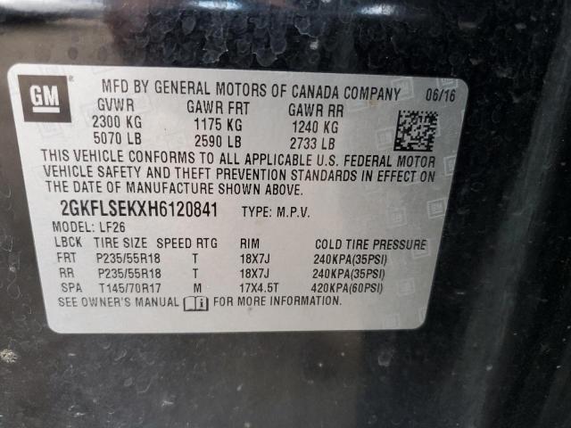 2GKFLSEKXH6120841 GMC Terrain Sle