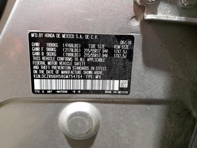 3CZRU6H58GM754764 Honda HR-V EX