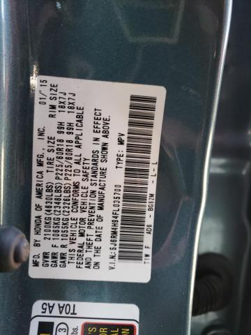 5J6RM4H94FL035700 Honda Cr-v Touring