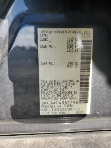1N4AL3AP7FN362756 Nissan ALTIMA 2.5