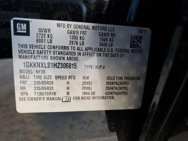 1GKKNXLS1HZ306815 GMC Acadia Denali