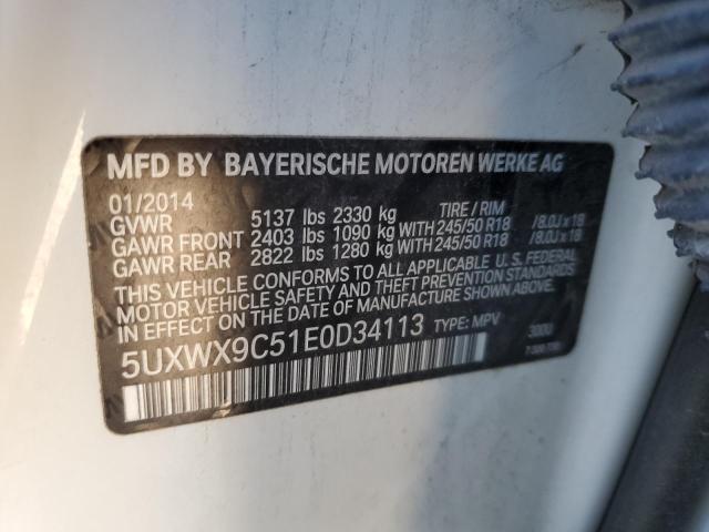 5UXWX9C51E0D34113 BMW X3 Xdrive28i