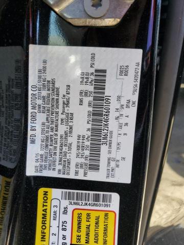 3LN6L2JK4GR601091 Lincoln MKZ